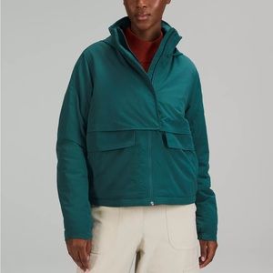 Lululemon Always Effortless Insulated Jacket Size 8 in Green Jasper